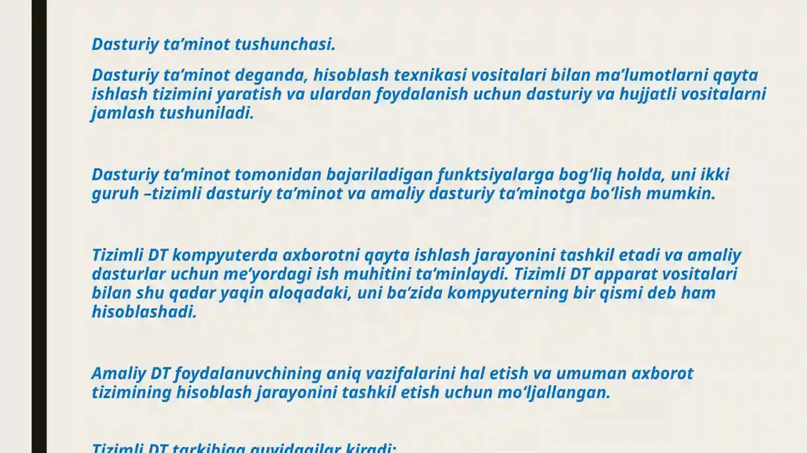 Dasturiy mahsulotning rivojlanish tendensiyalari 2
