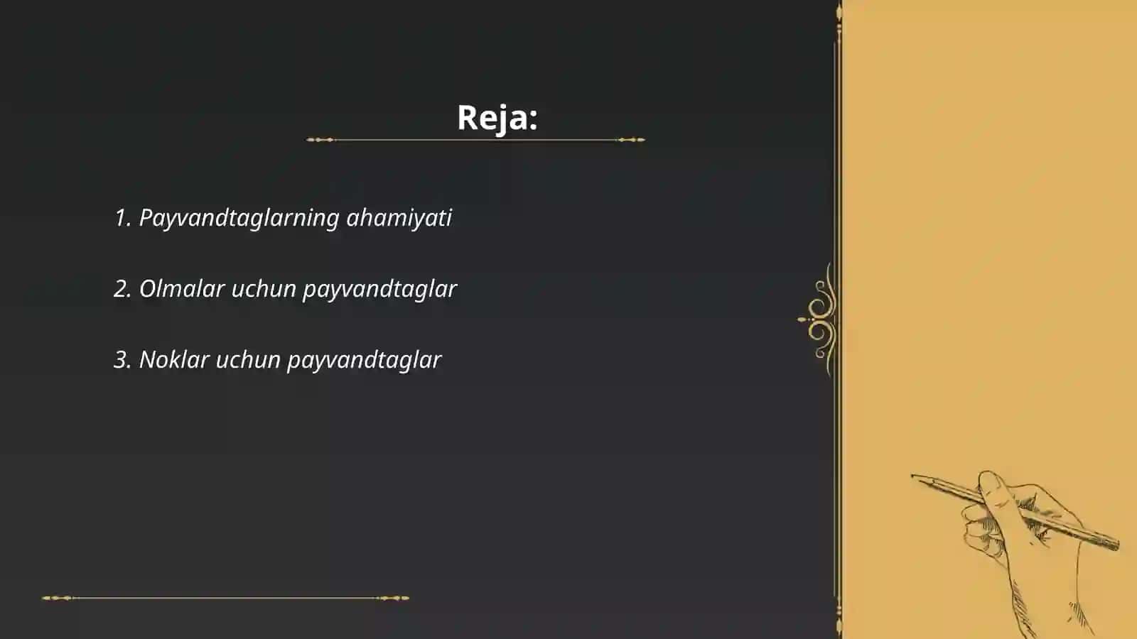 Meva ekinlarining asosiy payvandtaglari 2