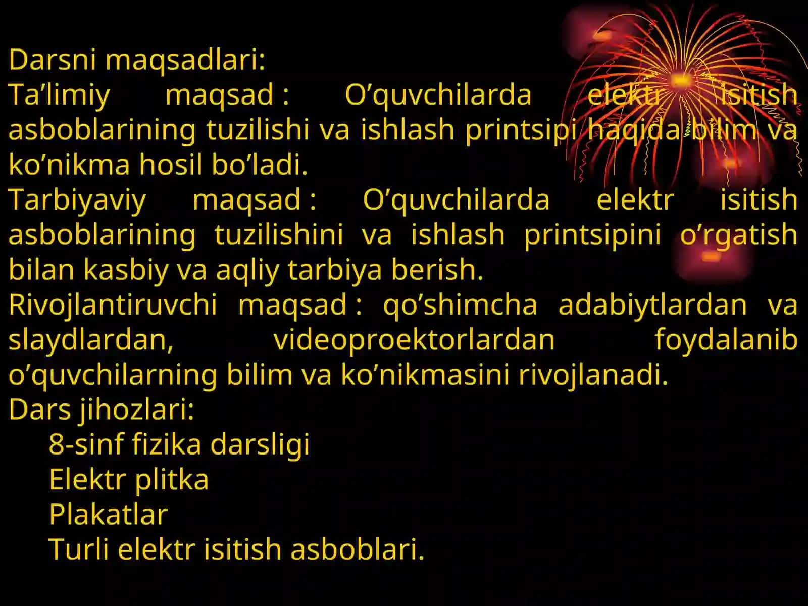 Elektr isitish asboblari 2