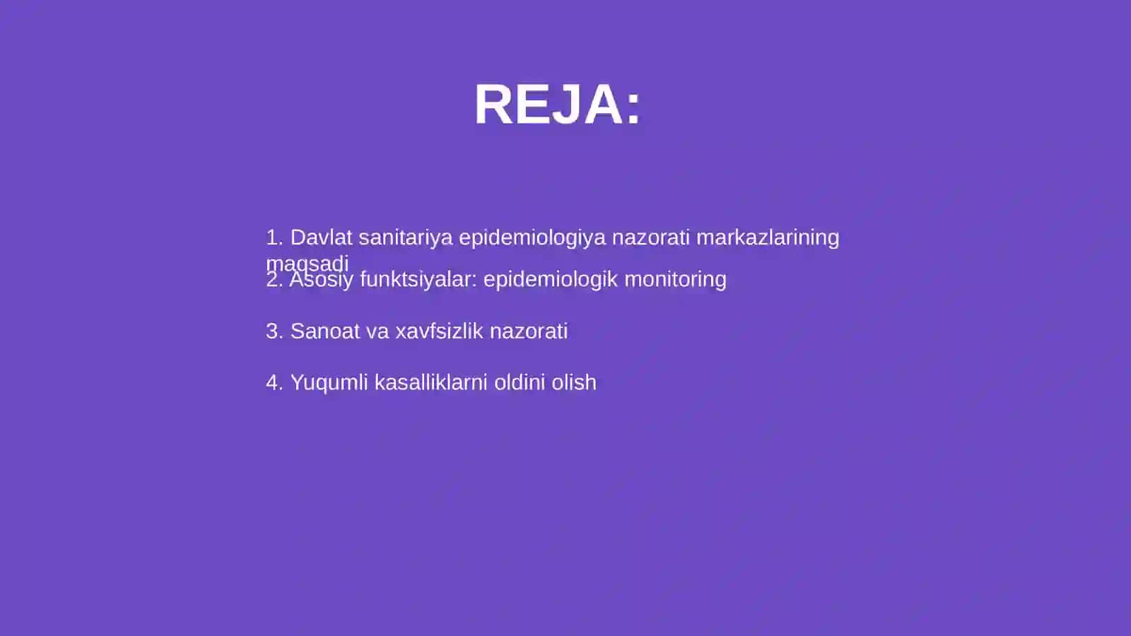 Davlat sanitariya epidemiologiya nazorati markazlarining asosiy funksiyalari 2