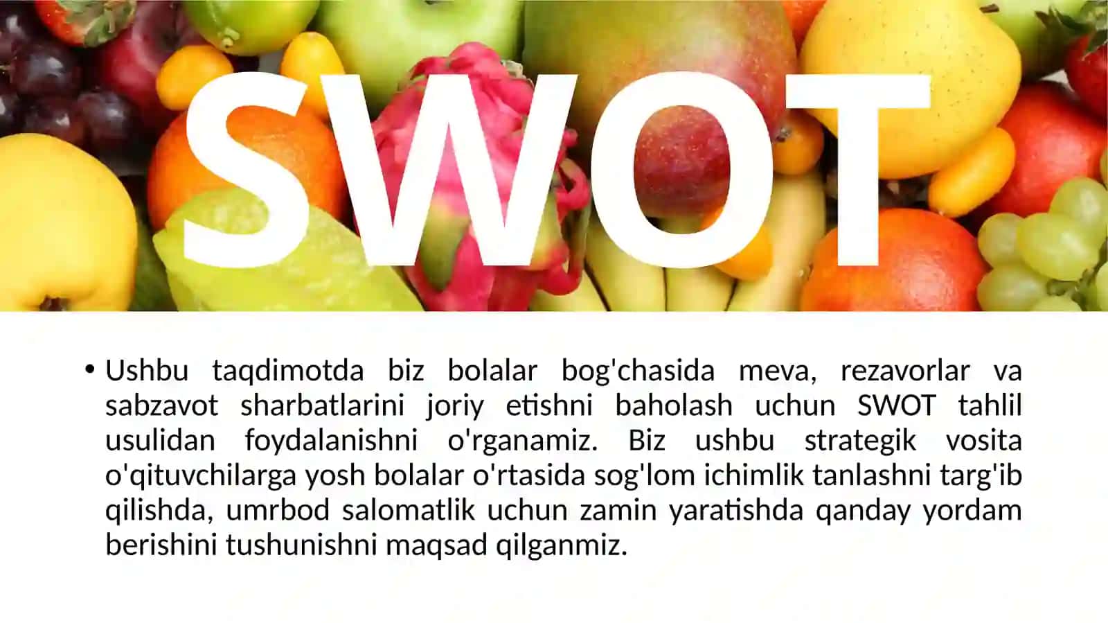 MEVA, REZAVOR MEVA VA SABZAVOT SHARBATLARI 2