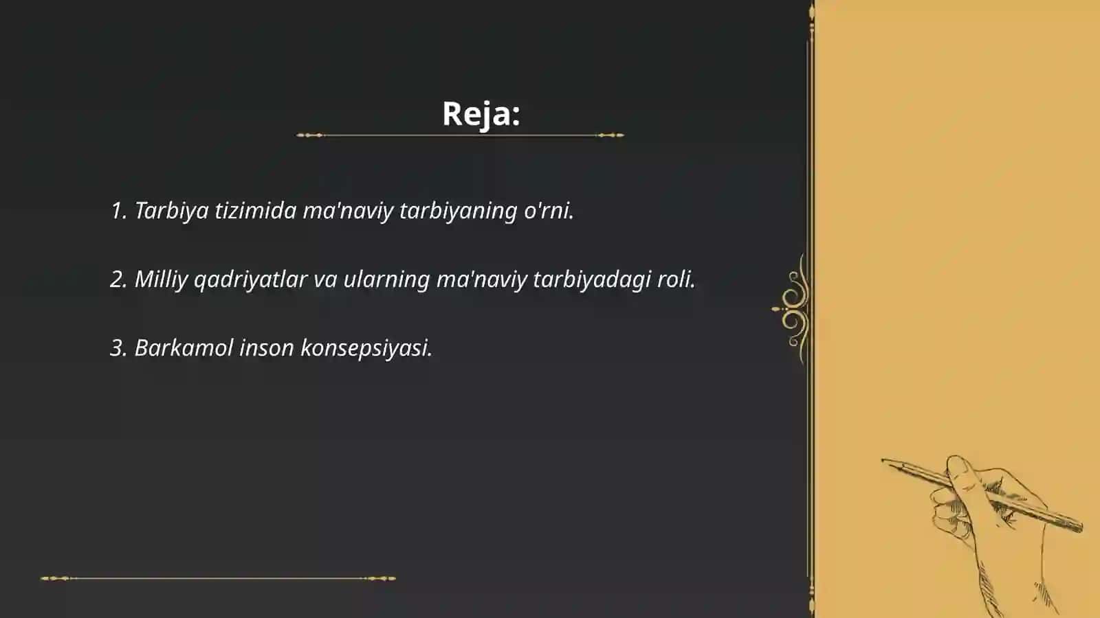 Tarbiya tizimida ma'naviy tarbiyaning o'rni 2