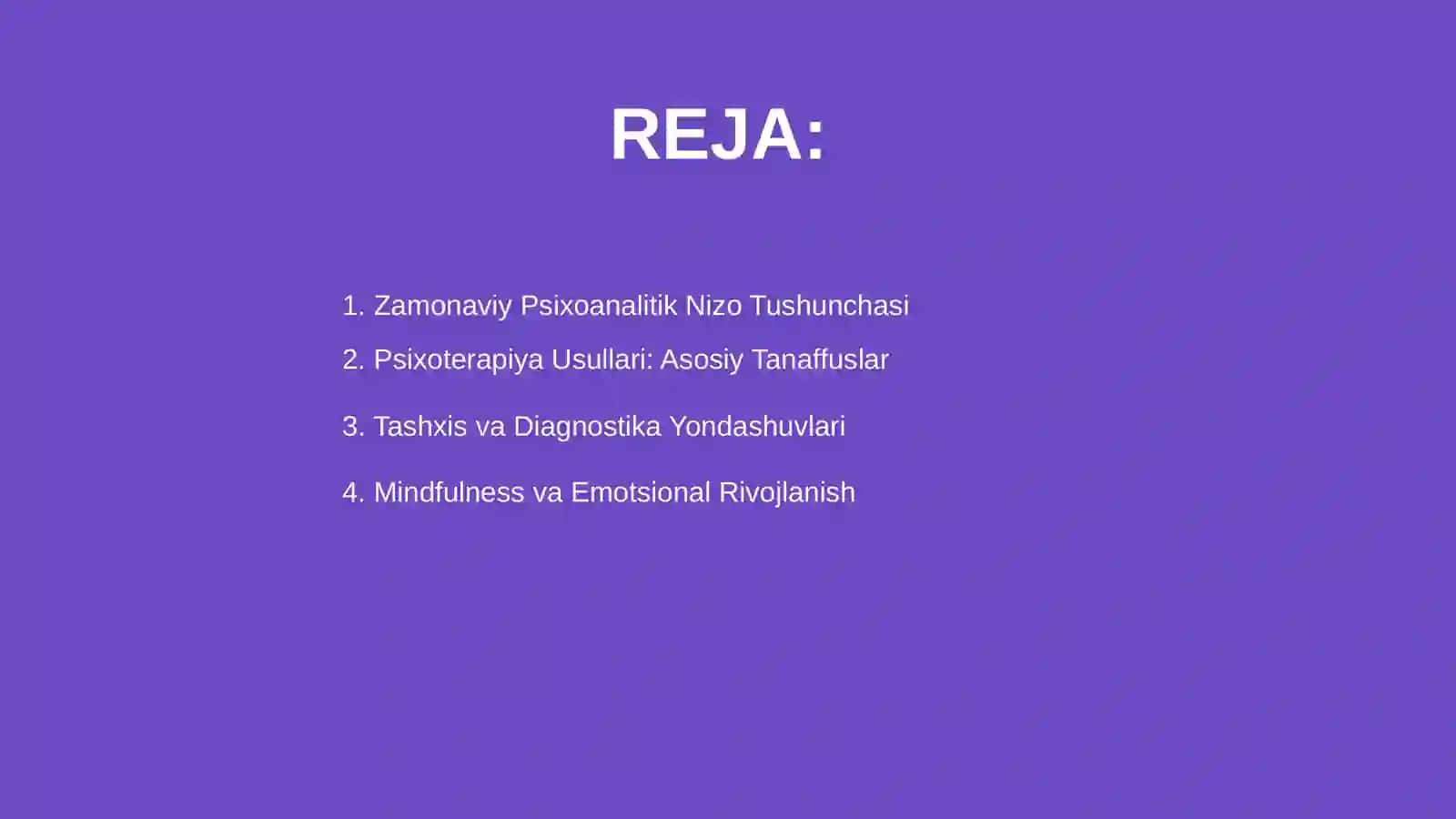 Zamonaviy psixoanalitik psixoterapiya 2