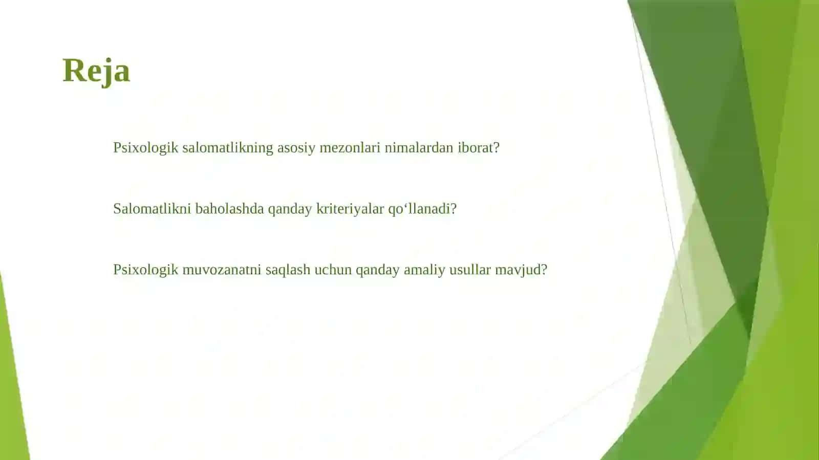 Psixologik salomatlik mezonlari 2