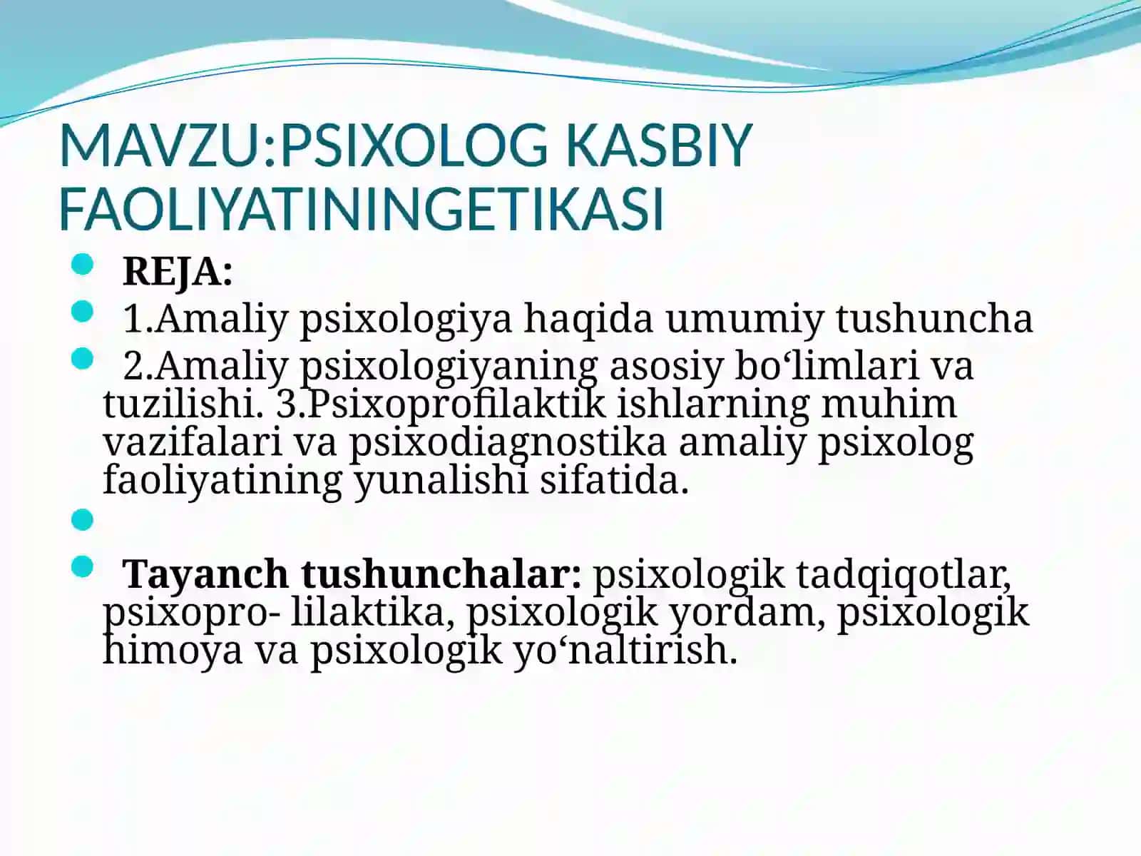 PSIXOLOG KASBIY FAOLIYATINING ETIKASI 2