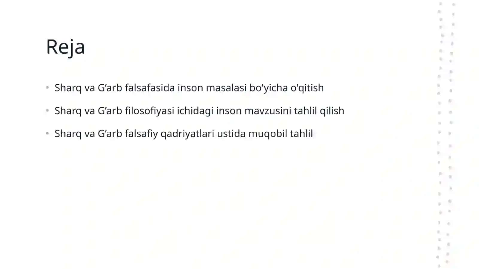 Sharq va G’arb falsafasida inson masalasi 2