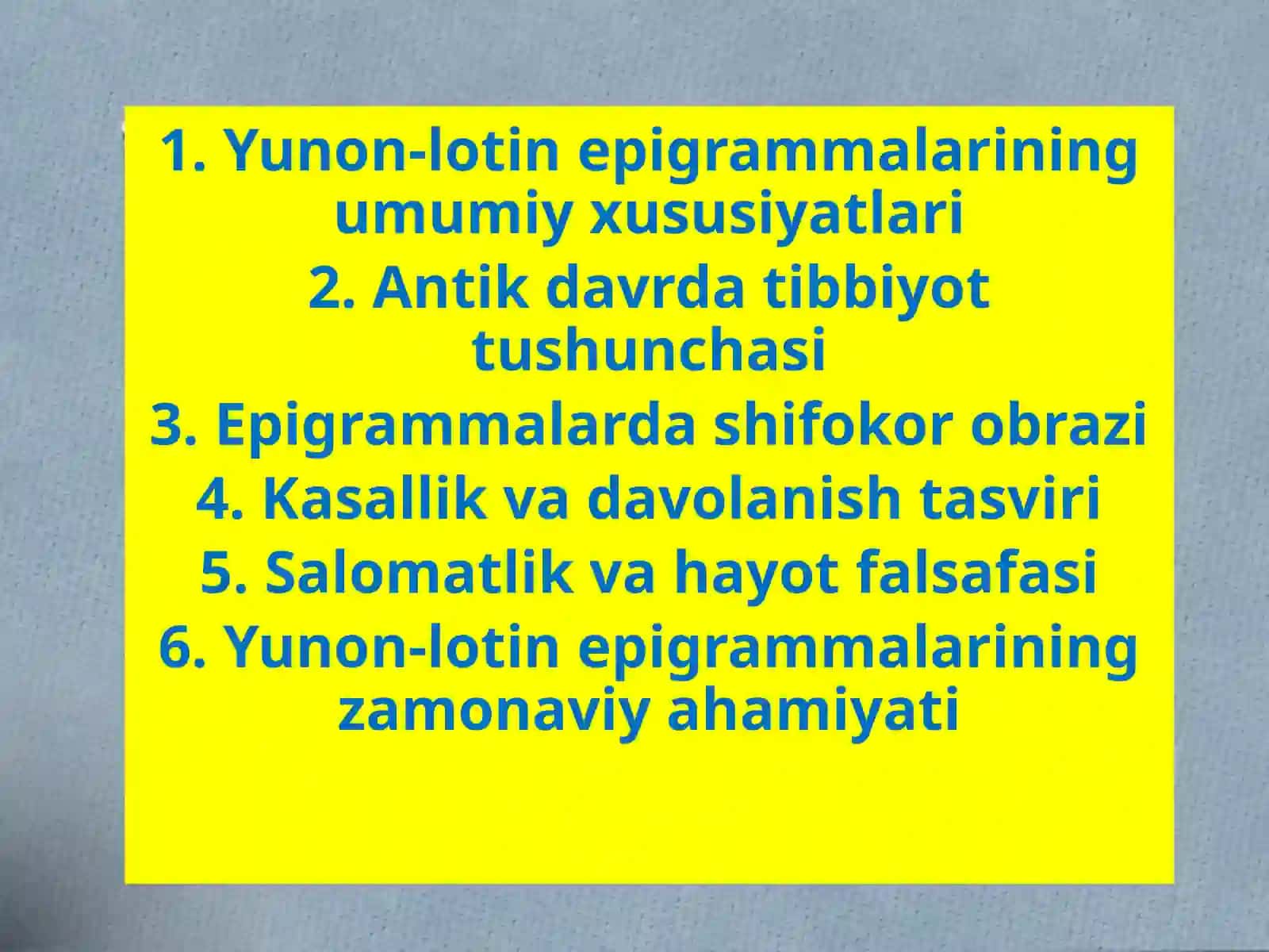 Yunon-lotinepigrammalaridatibbiyotva salomatlik 2