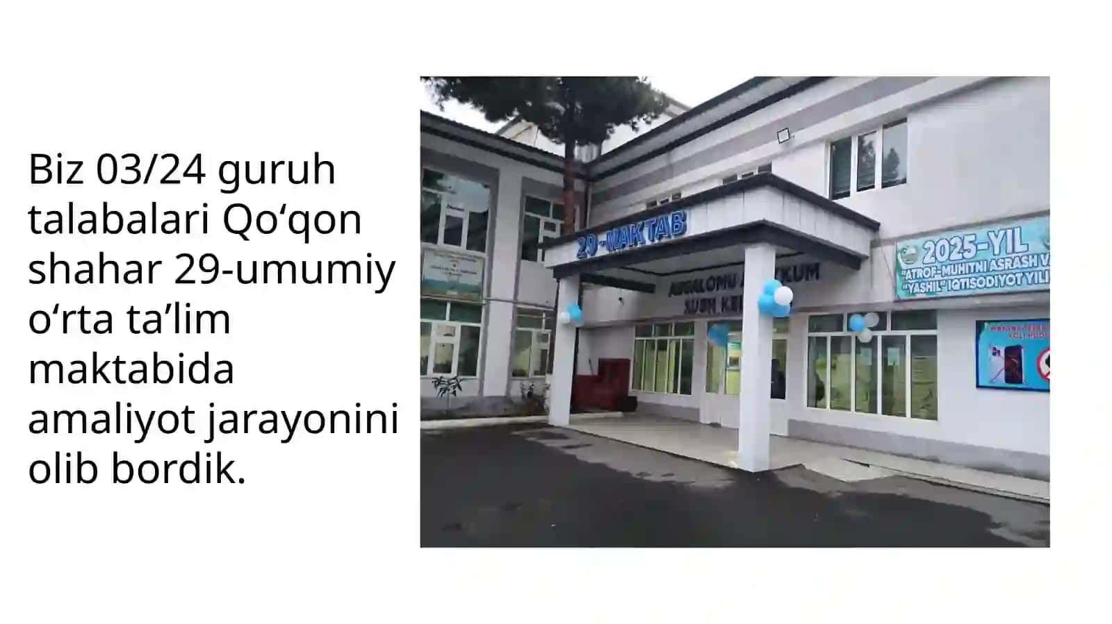 Malakaviy amaliyot uchun taqdimoti 2