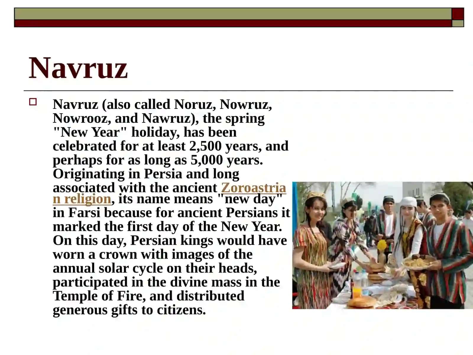 Navruz - A Celebration of Life Public holiday in Uzbekistan 2