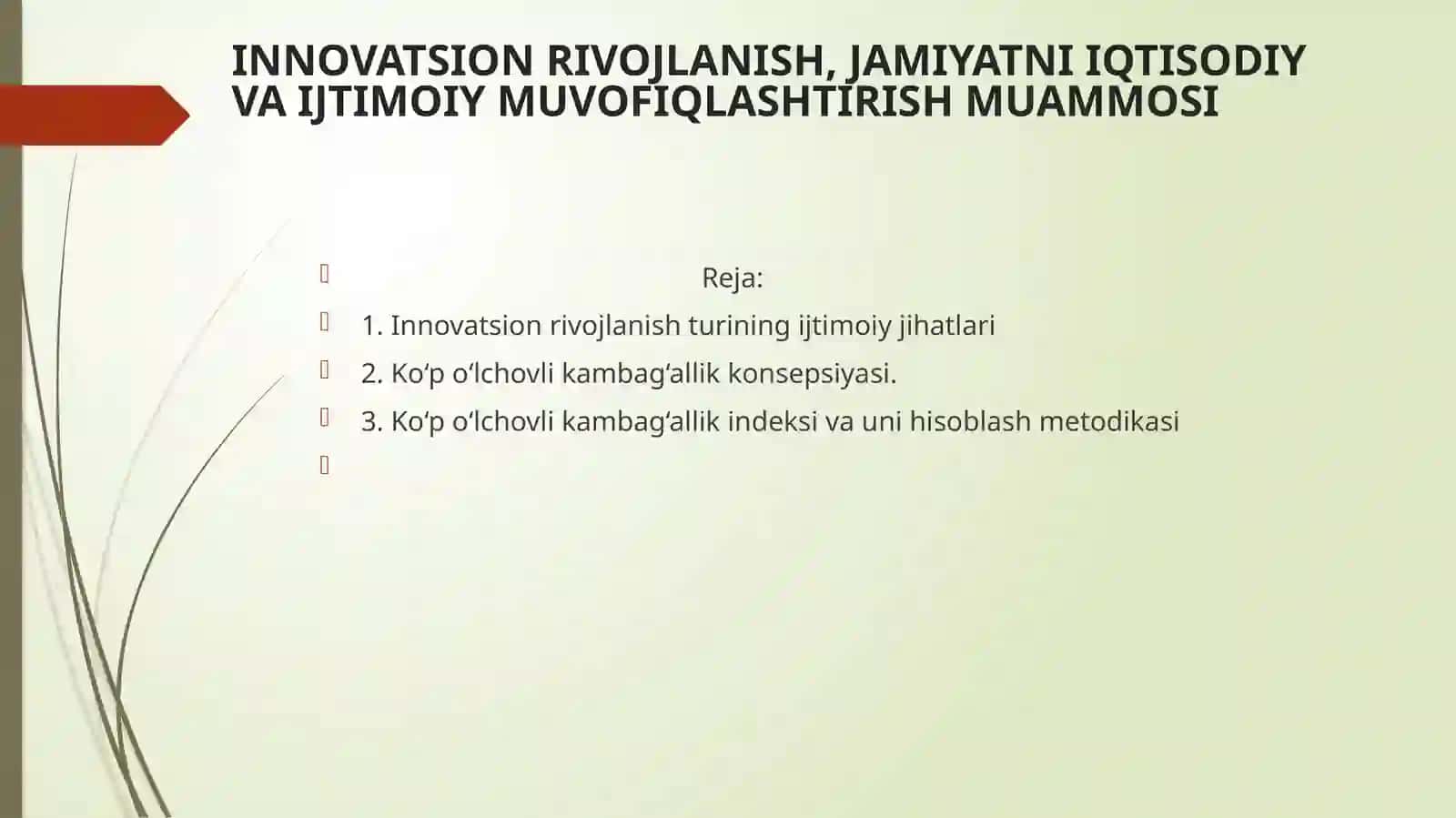 Xurramova Marjonaning ijtimoiy ish konsepsiyasi fanidan tayyorlagan taqdimoti 2