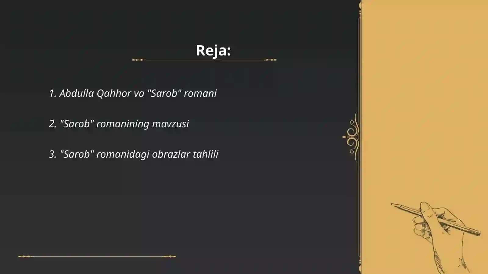 "Sarob" romani 2