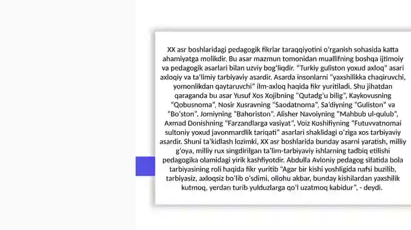 XX ASRLARNING 70-80- YILLARIDA O‘ZBEKISTONDA XALQ TA’LIMI 2