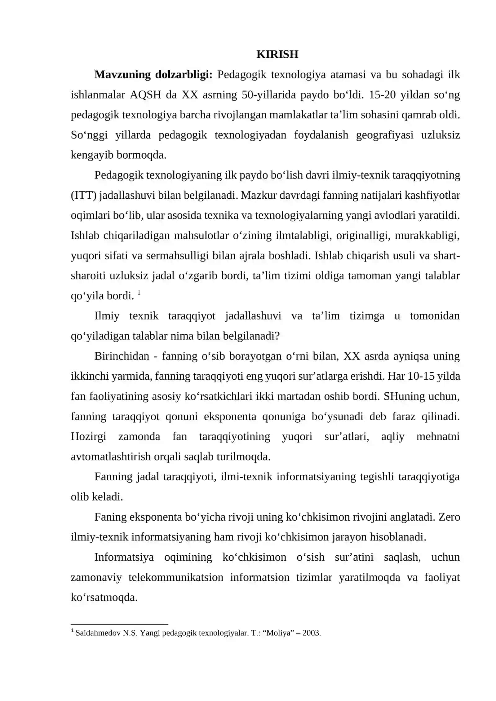 Kompyuterli o’qitish texnologiyasi 2