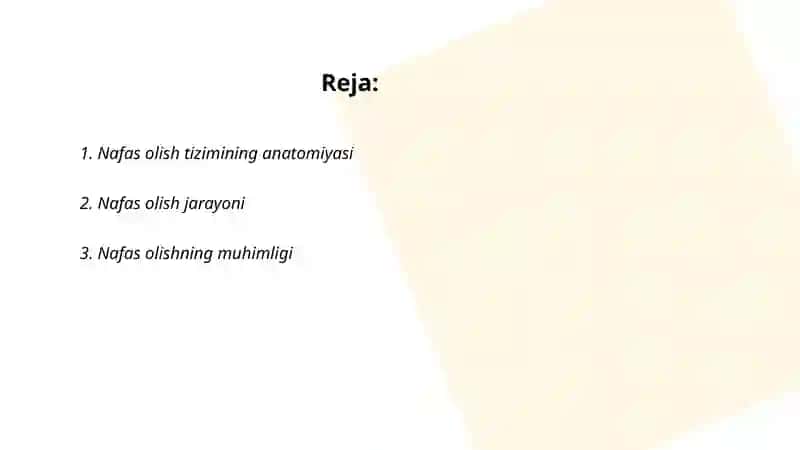 Nafas olish 2