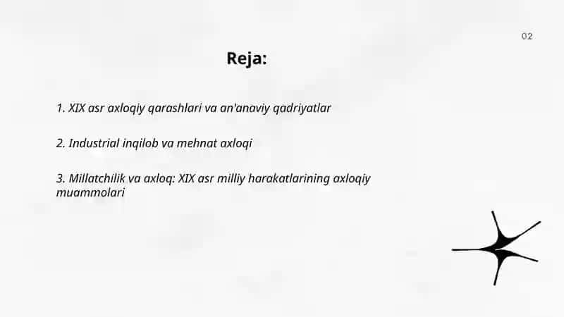 XIX-XXI asrlar axloqi 2
