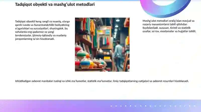Tadqiqot obyekti va mashgʻulot metodlari 2