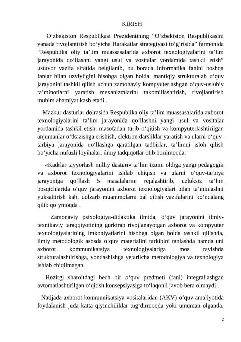 Suniy intellektning asosiy prinsiplari 2
