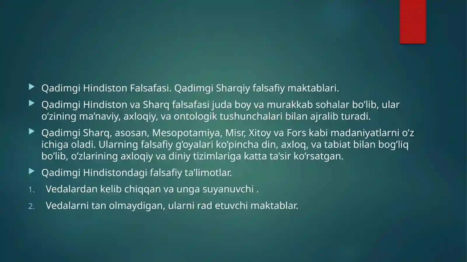 Falsafiytaraqqiyot bosqichlari 2