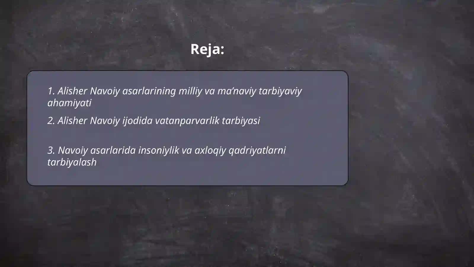 Alisher Navoiy asarlarining tarbiyaviy ahamiyati 2