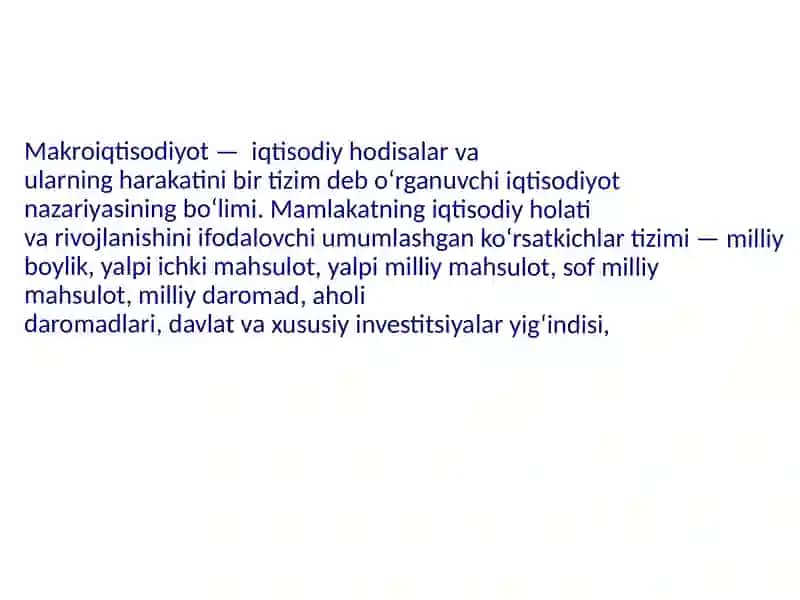 Makroiqtisodiyot va mikroiqtisodiyot 2