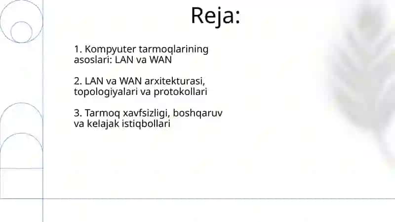 Kompyuter Tarmoqlari 2