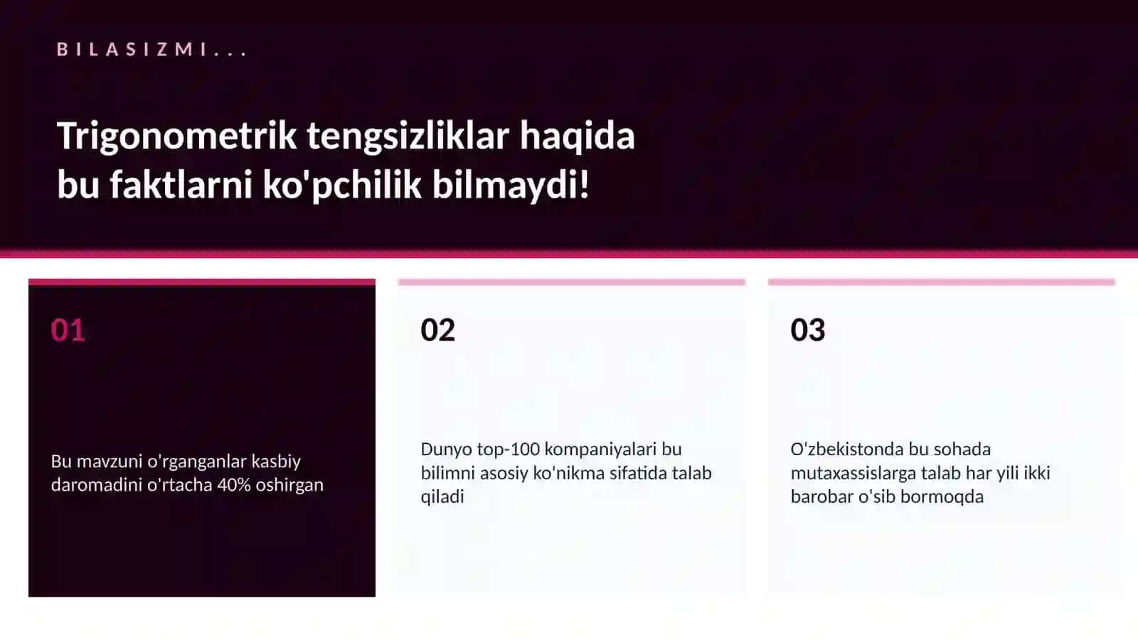 Trigonometrik tengsizliklar 2