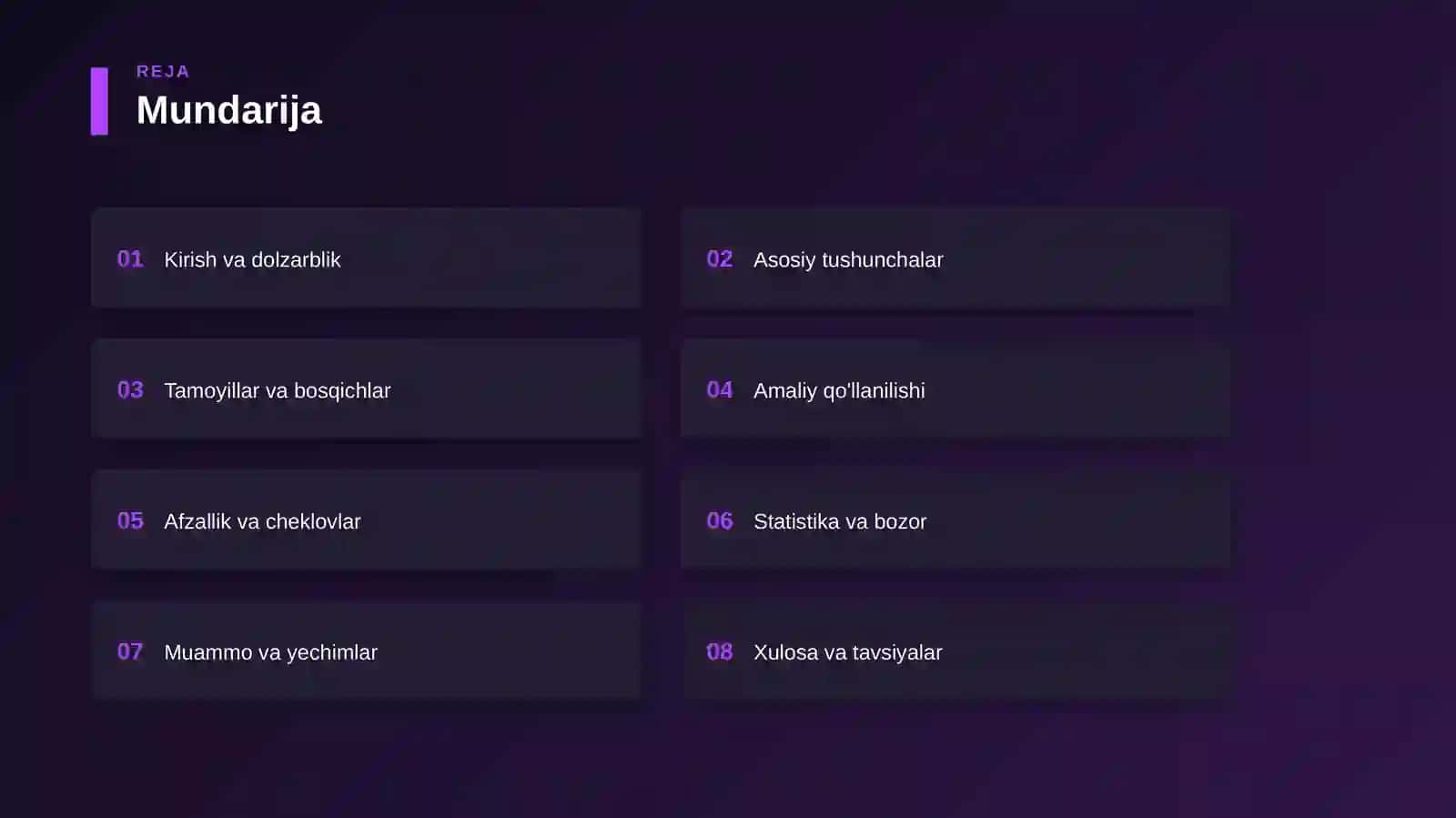 Investitsiya asoslari — eng yaxshi amaliyotlar 2