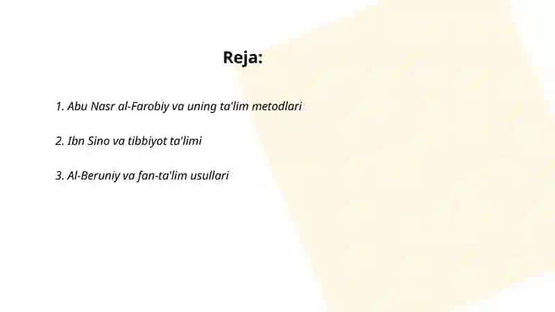 Abu Nasr al-Farobiy va uning ta'lim metodlari 2