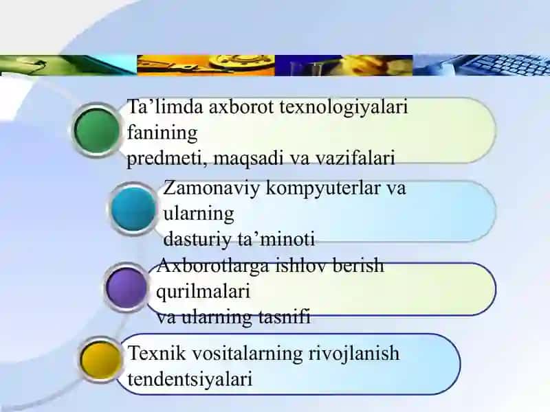 Zamonaviy kompyuter texnologiyalari 2