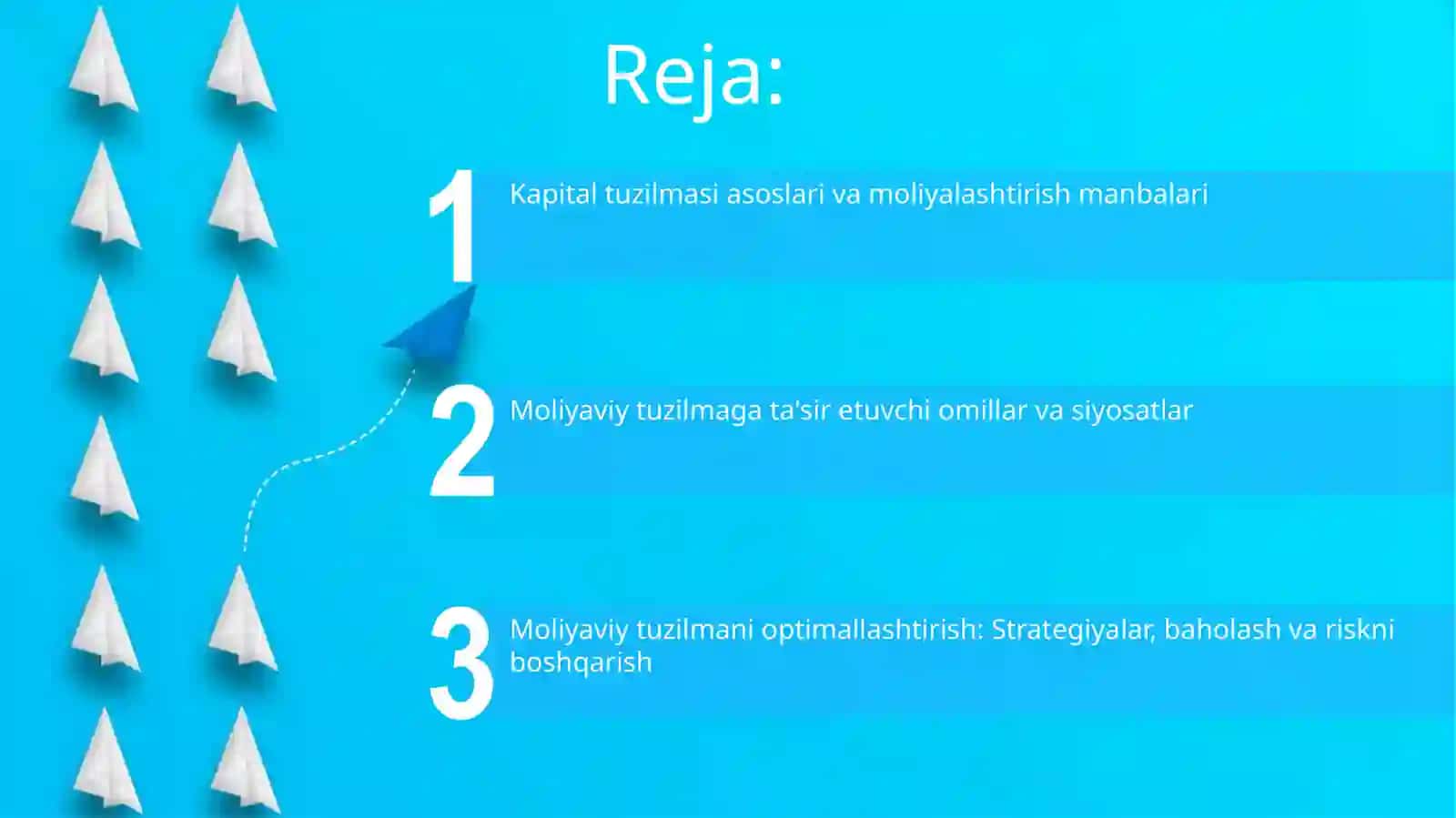 Moliyaviy strukturani aniqlash 2