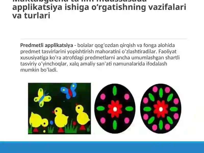 Applikatsiya - amaliy san’at turi sifatida 2