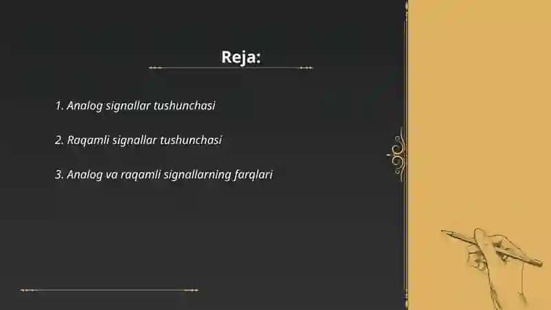 Analog va raqamli signallar 2