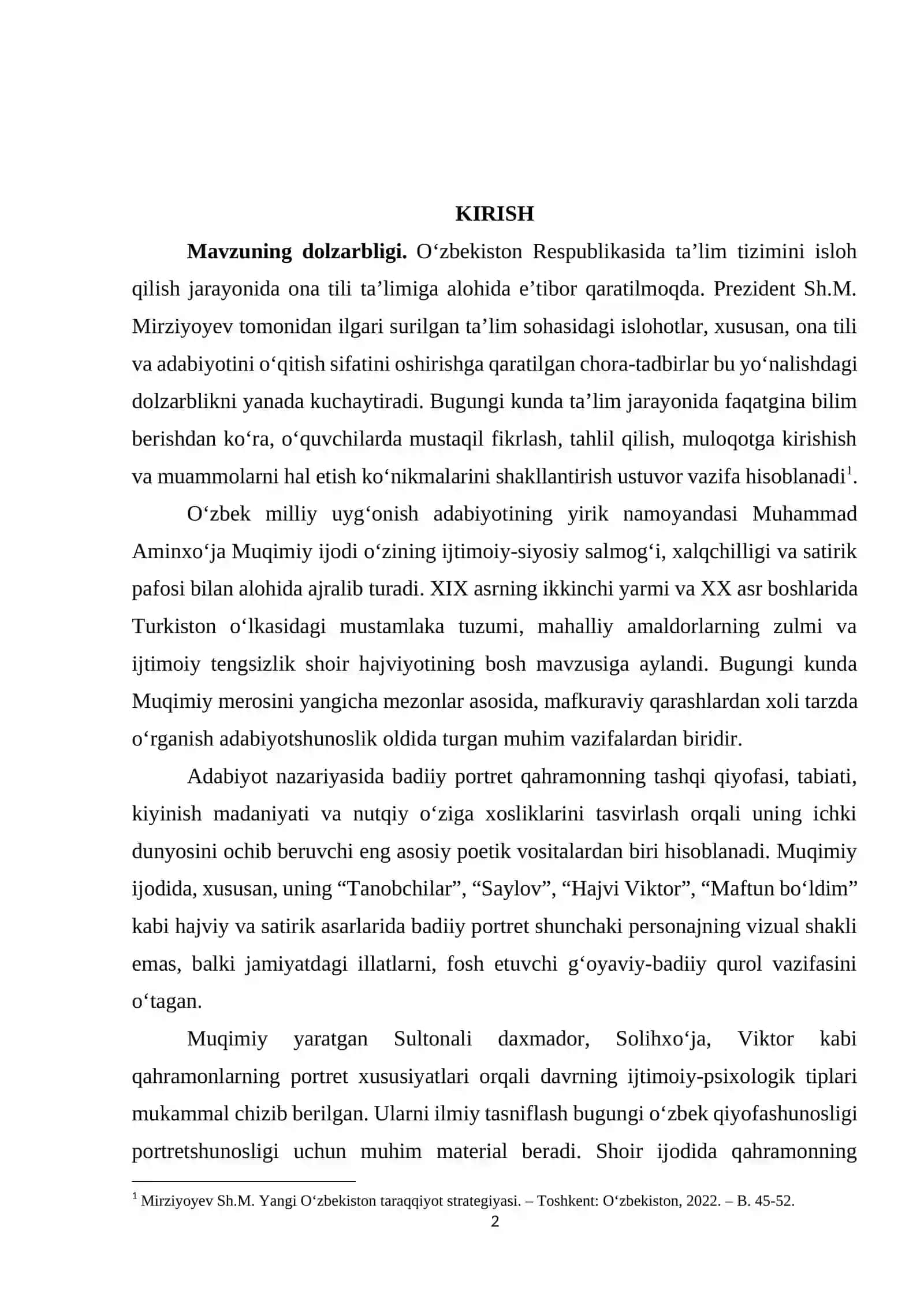 Muqimiy hajviyotida badiiy portret 2