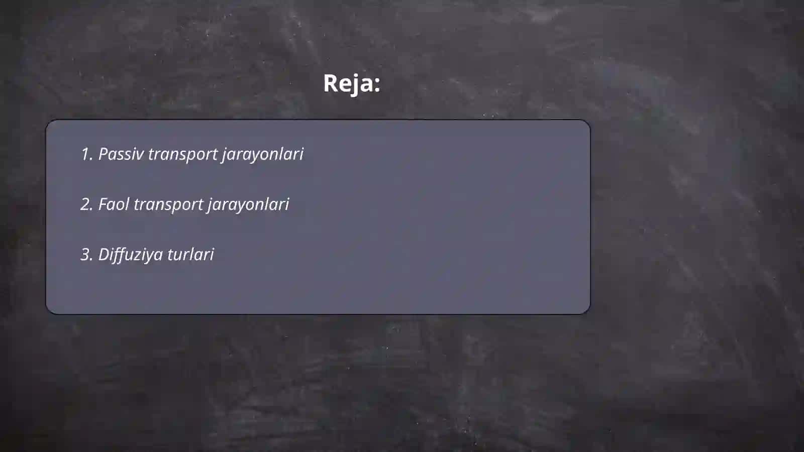 Passiv transport jarayonlari 2