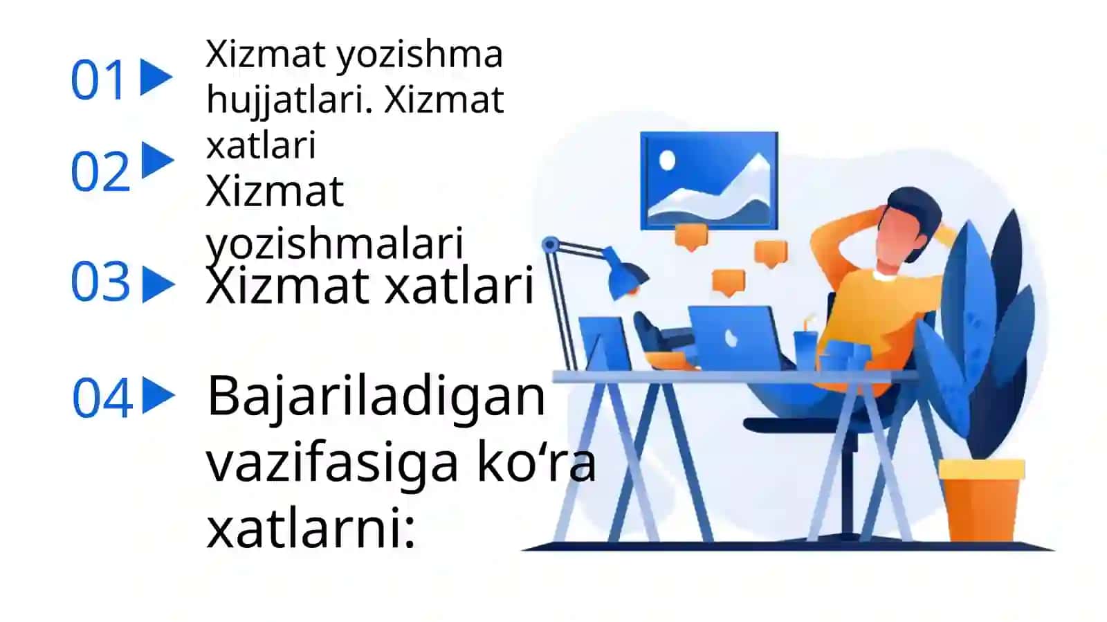 Xizmat yozishma hujjatlari 2