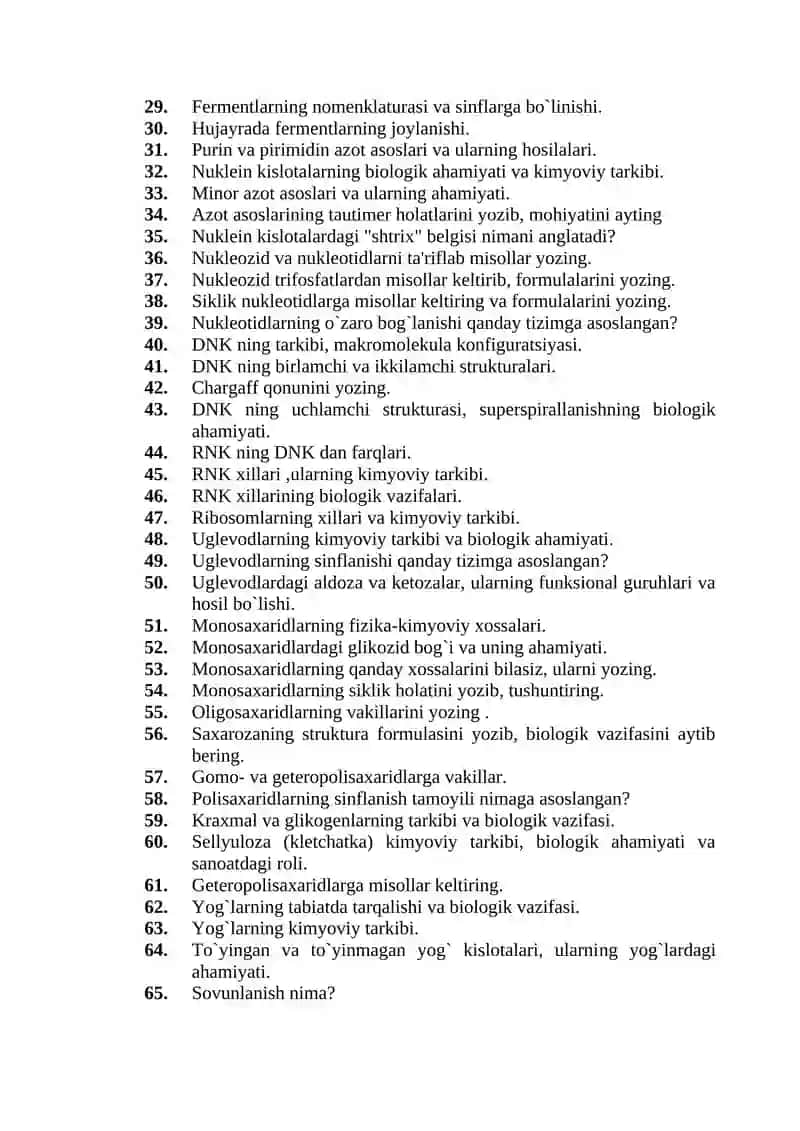 BIOLOGIK KIMYO 2