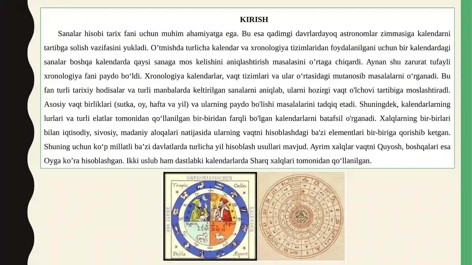 GREGORIY KALENDARINING QABUL QILISHI 2