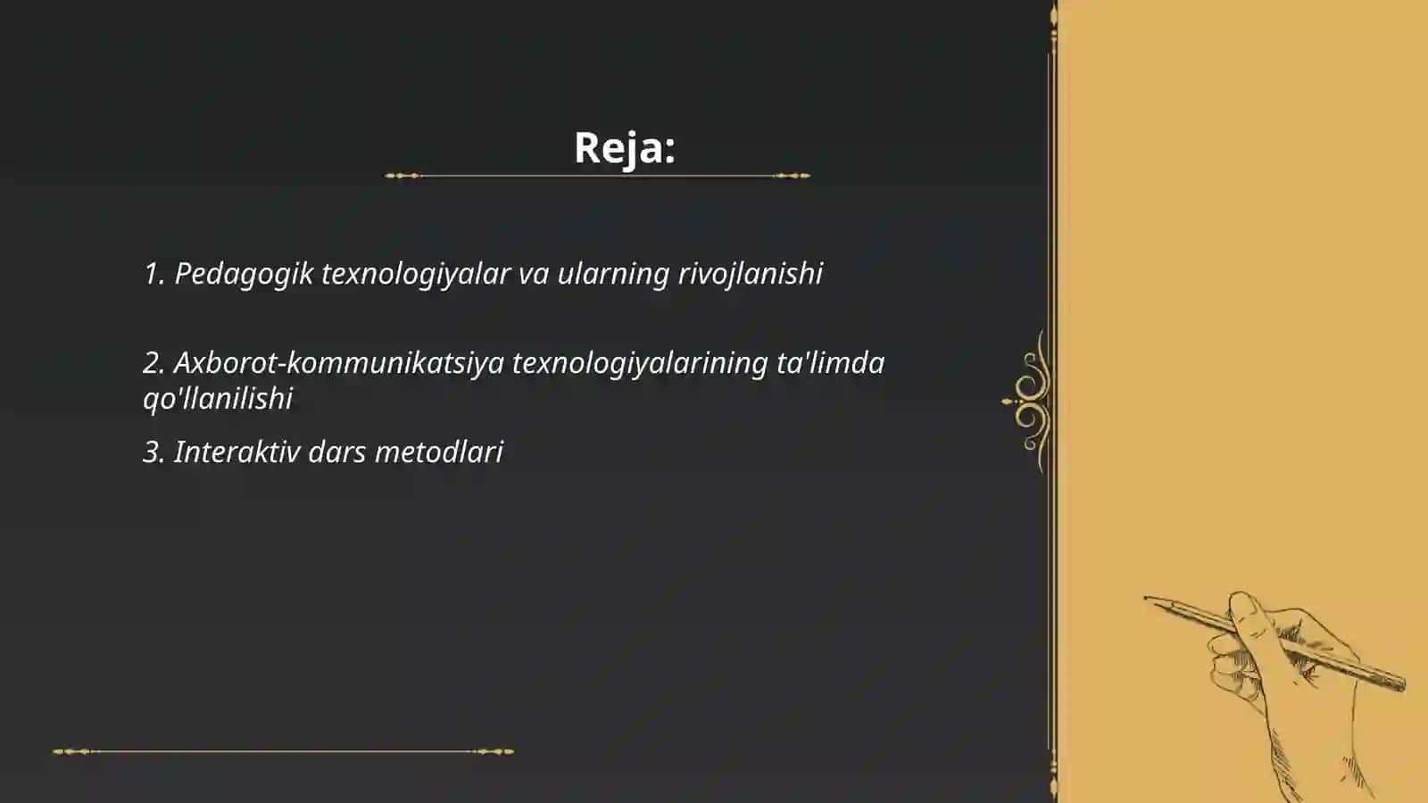 Pedagogik texnologiyalar 2