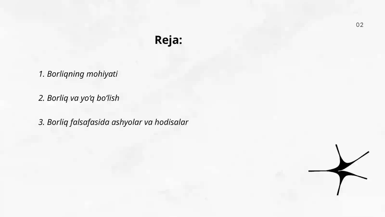 Borliq falsafasi 2