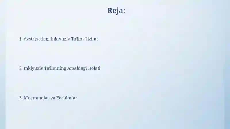 Inklyuziv Ta'lim Tizimi 2
