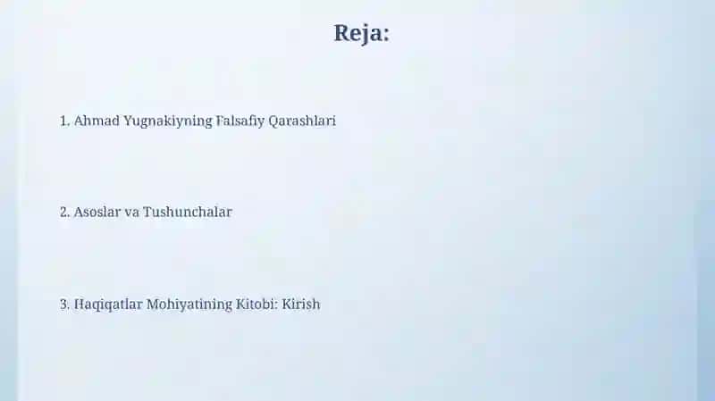 Haqiqatlar Mohiyatining Kitobi 2
