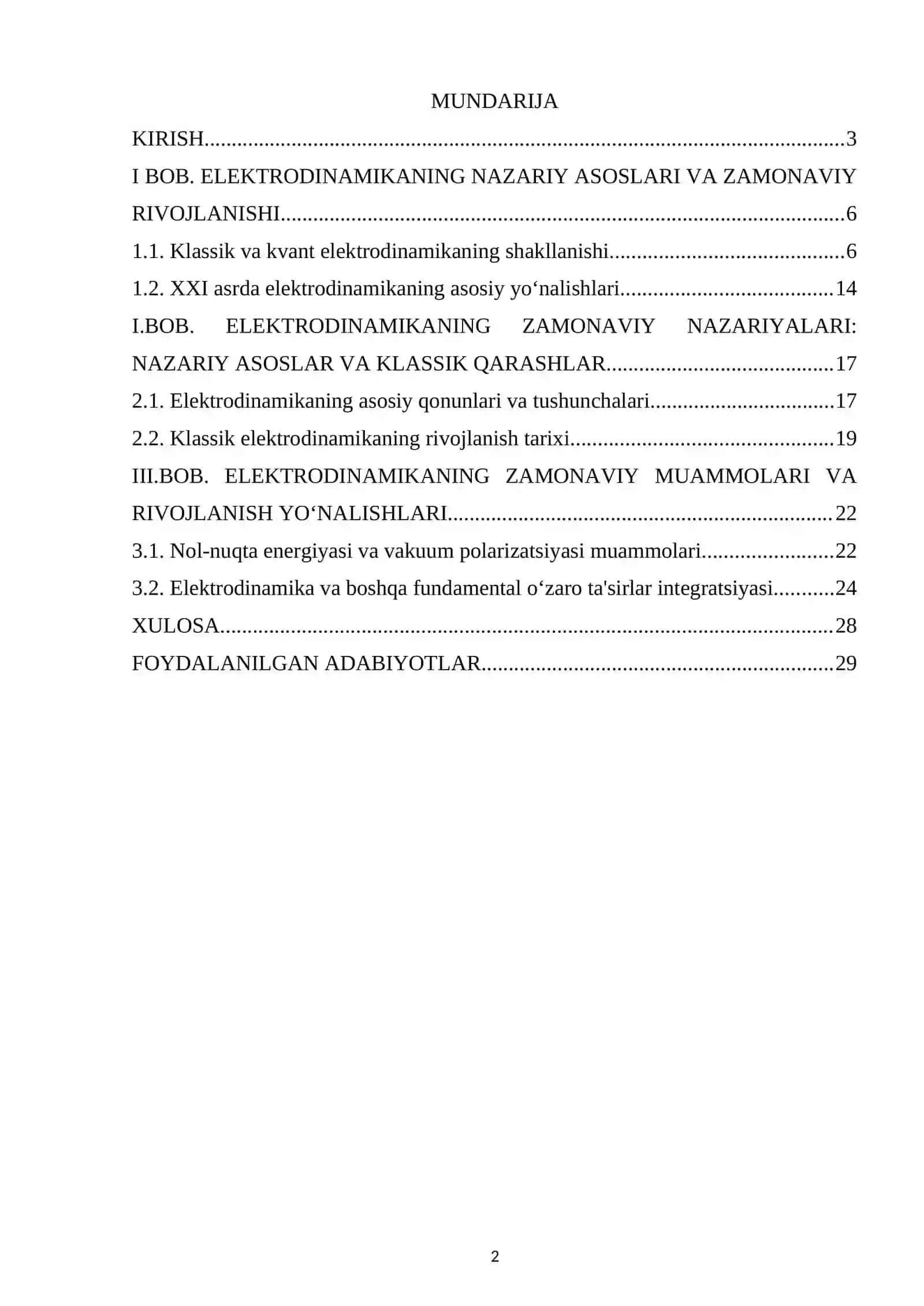 ELEKTRODINAMIKANING XXI ASRAGI ILMIY MUAMMOLARI VA ISTIQBOLLARI.docx 2