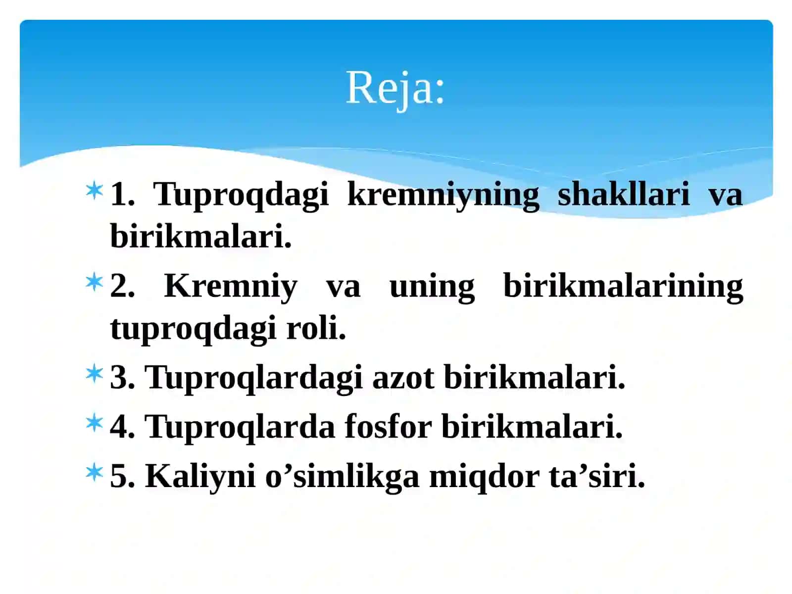 Tuproq kimyosi 2