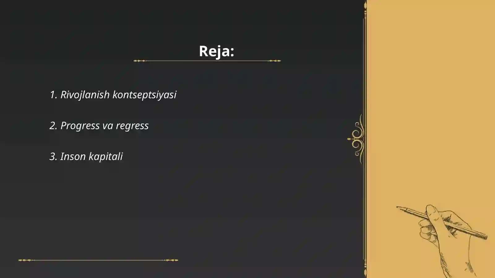 Rivojlanish falsafasi 2