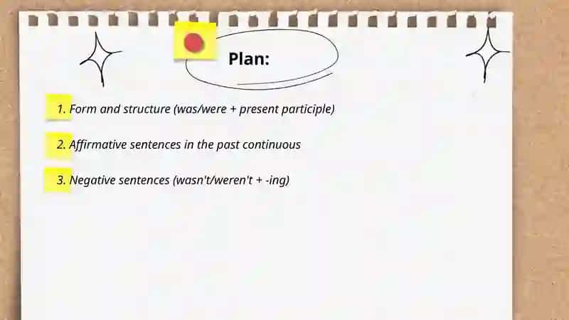 Past continuous 2