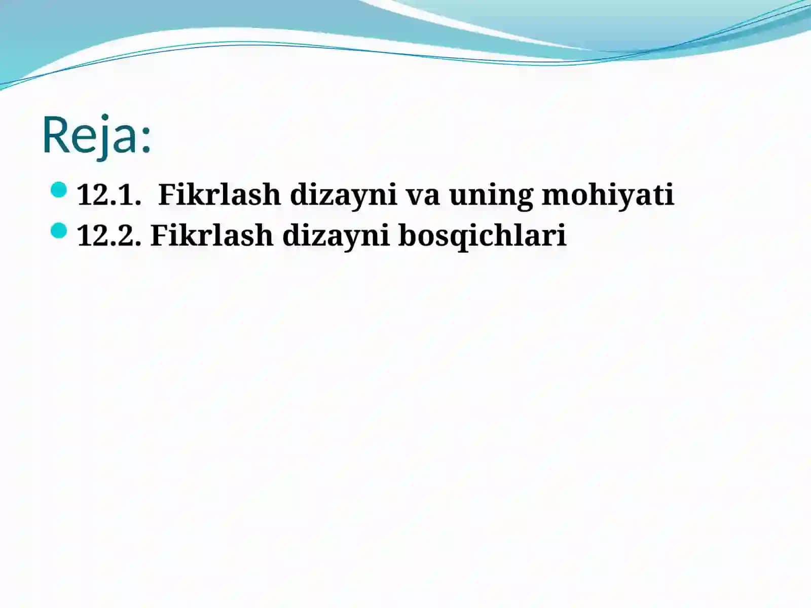 Fikrlash dizayni (“Design thinking”) 2