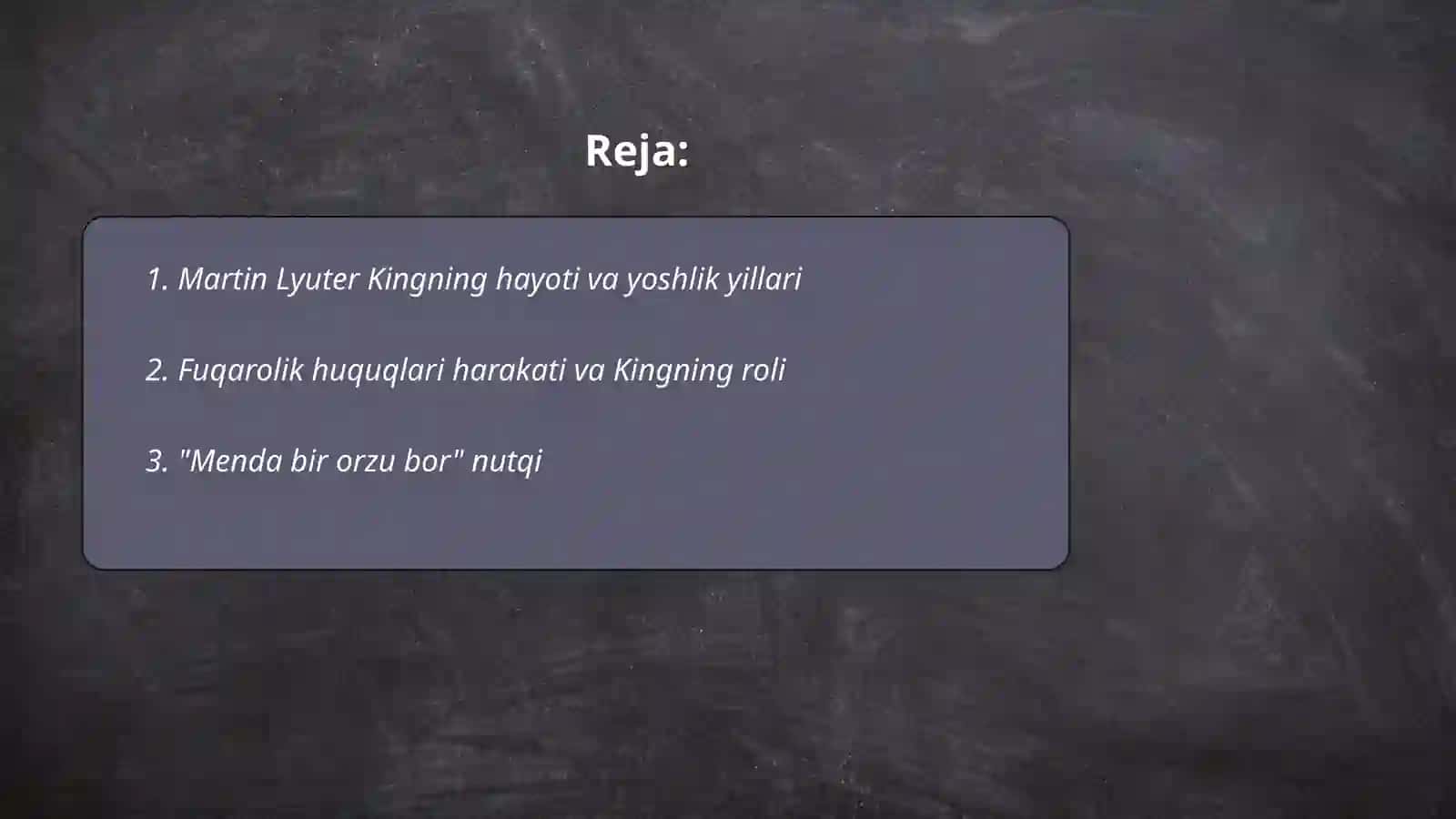 Martin Lyuter King va uning faoliyati 2