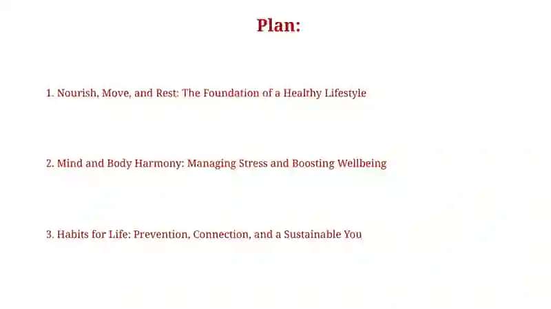 Presentation on Healthy Lifestyle 2