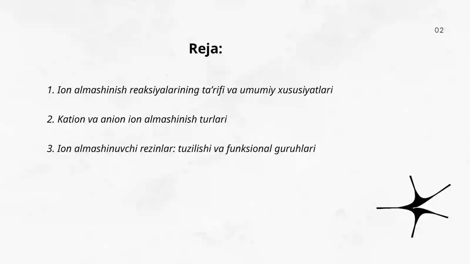 Ion almashinish reaksiyalari 2