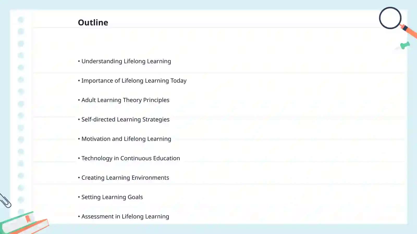 Succeeding in lifelong learning 2